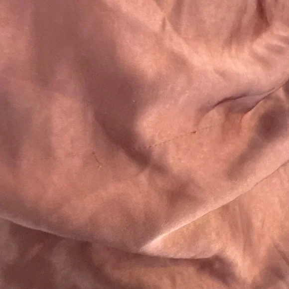 Billy J Elegant Draped Rust Maxi Dress - Picture 6 of 7